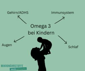 Versorgung von Omega 3 bei Kindern